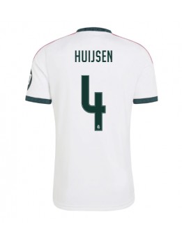 Moški Nogometna dresi replika Real Madrid Dean Huijsen #4 Domači 2026-27 Kratek rokav Moški Nogometna dresi replika Real Madrid Dean Huijsen #4 Domači 2026-27 Kratek rokav